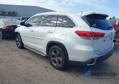 2019 Toyota Highlander Limited Platinum z USA, uszkodzony, nr VIN 5TDDZRFH6KS715079